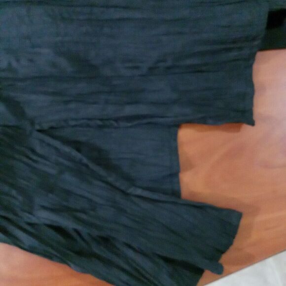 Ashley Stewart shirt Dress women's size 18 black button up - Picture 9 of 15